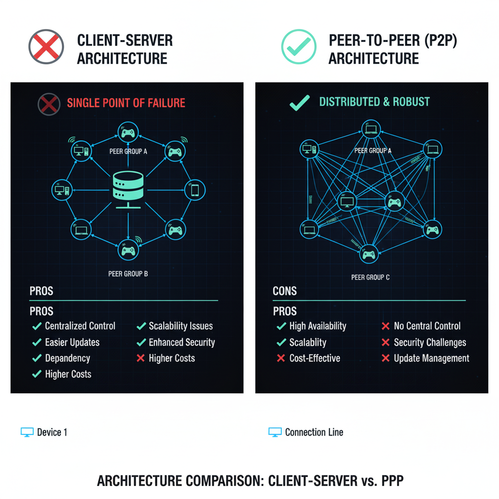 Połączenie P2P: przewodnik po technologii peer-to-peer 2 Gemini Generated Image autkfiautkfiautk