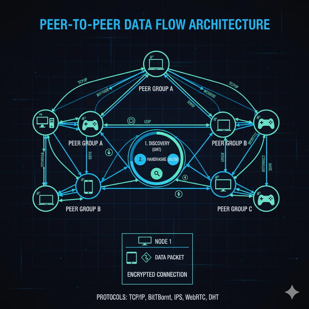 Połączenie P2P: przewodnik po technologii peer-to-peer 1 Gemini Generated Image ofwo0mofwo0mofwo