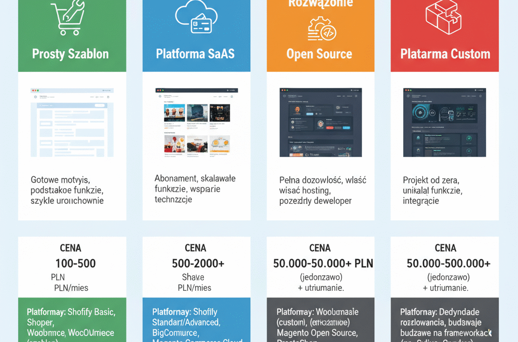 Ile kosztuje sklep internetowy? Kompletny przewodnik po cenach e-commerce