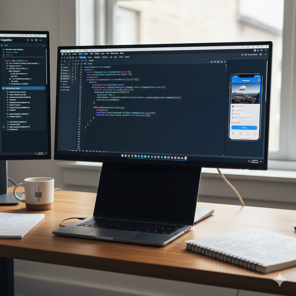 Capacitor – Kompleksowy przewodnik po frameworku do tworzenia aplikacji mobilnych 1 Gemini Generated Image lmpq39lmpq39lmpq
