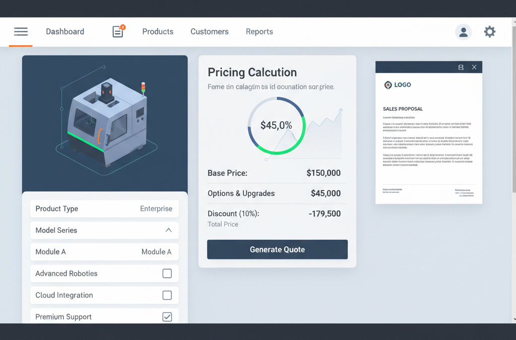 CPQ: co to jest i jak automatyzuje sprzedaż złożonych produktów