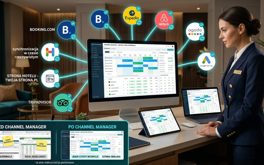 Channel Manager w hotelarstwie – Klucz do efektywnego zarządzania dystrybucją pokoi