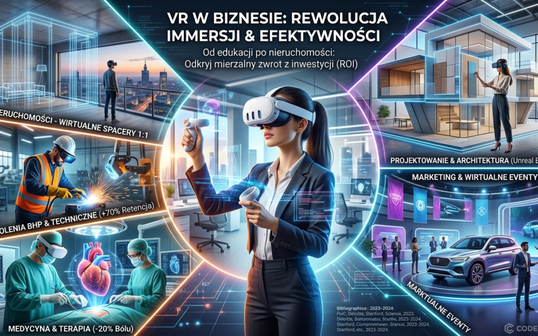 Zastosowania VR – 5 najbardziej przełomowych wykorzystań rzeczywistości wirtualnej